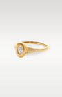 Yellow Gold Oval Diamond Signet Ring | Noah's Fine Jewelry Dallas, TX