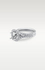 18K White Gold 1.12ct Diamond Semi-Mount Ring Setting