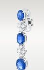 18K White Gold Pirani Sapphire & Diamond Earrings