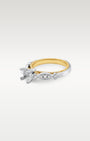 18K White & Rose Gold Diamond Ring Setting
