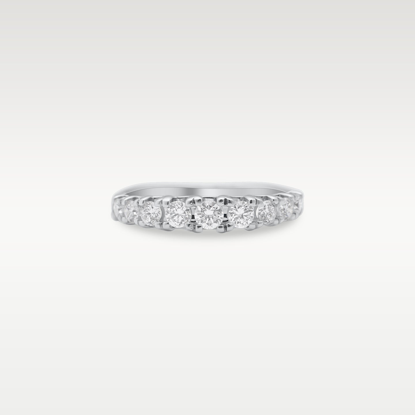 18k White Gold Diamond Line Band | Noah's Fine Jewelry Frisco, TX