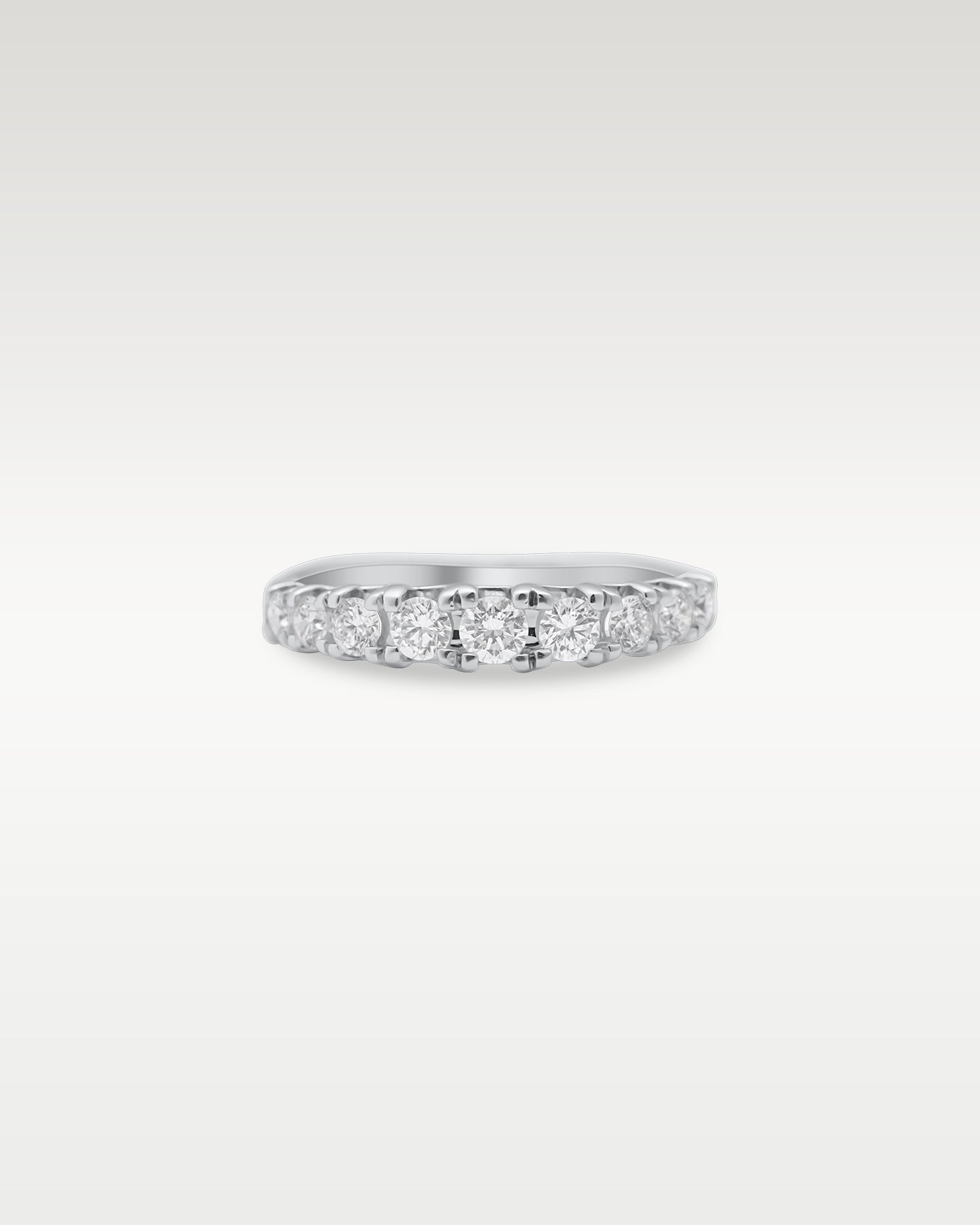 18k White Gold Diamond Line Band | Noah's Fine Jewelry Frisco, TX