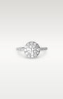 White Gold Halo Round Diamond Engagement Ring | Noah's Fine Jewelry and Watches