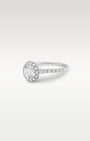 White Gold Halo Round Diamond Engagement Ring | Noah's Fine Jewelry and Watches