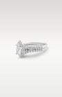 White Gold Pear Modified Diamond Engagement Ring | Noah's Fine Jewelry and Watches