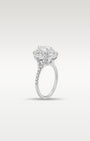 White Gold Pear Double Halo Diamond Engagement Ring | Noah's Fine Jewelry and Watches