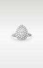 White Gold Pear Double Halo Diamond Engagement Ring | Noah's Fine Jewelry and Watches