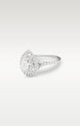 White Gold Pear Double Halo Diamond Engagement Ring | Noah's Fine Jewelry and Watches