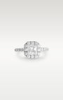 White Gold Halo Princess Cut Diamond Engagement Ring | Noah's Fine Jewelry and Watches
