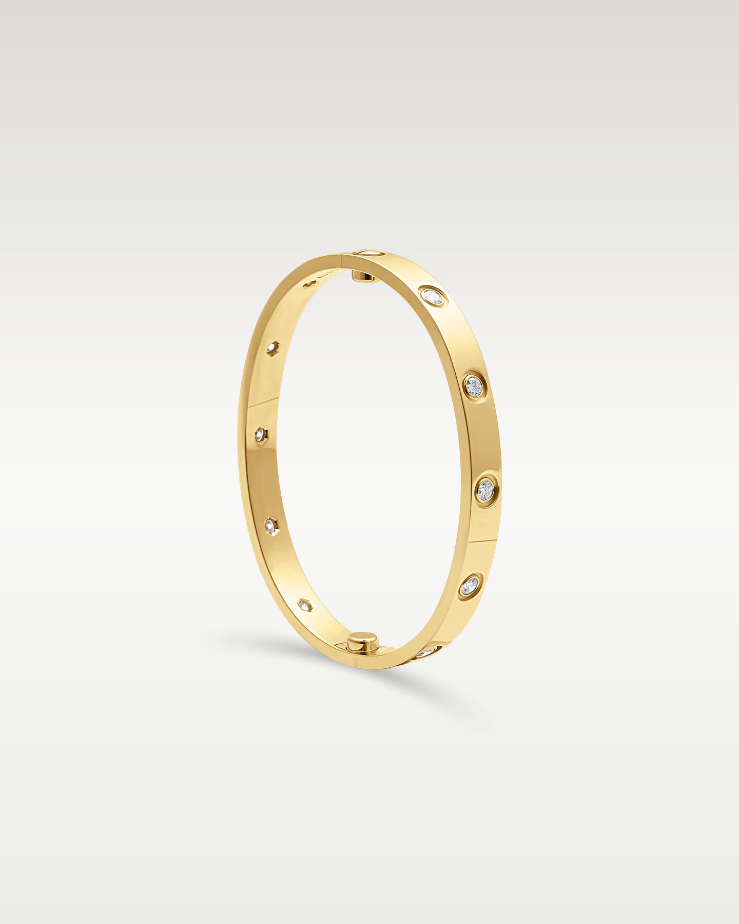 18k Yellow Gold Cartier Love Diamond Bracelet | Noah's Fine Jewelry DFW, Texas