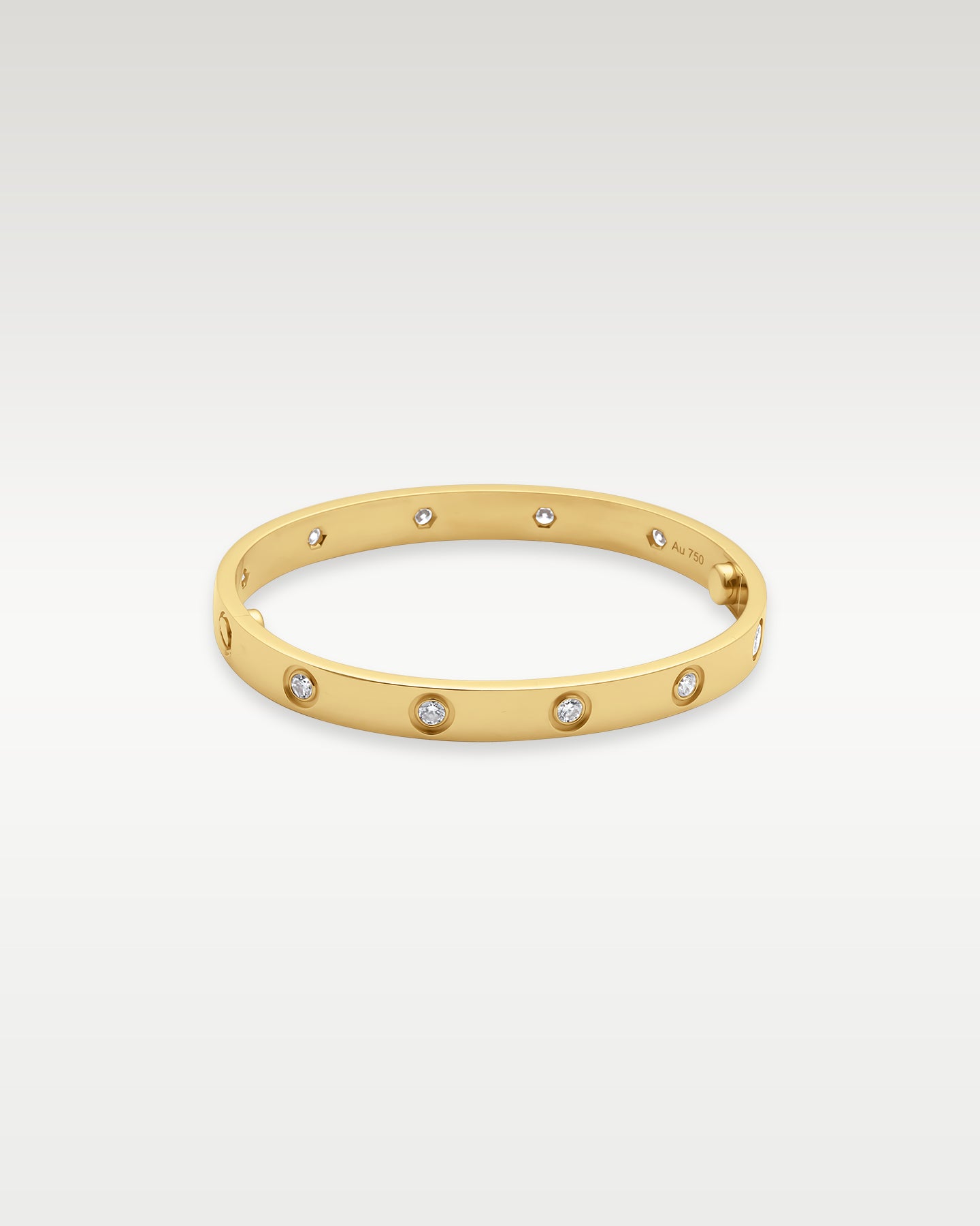 18k Yellow Gold Cartier Love Diamond Bracelet | Noah's Fine Jewelry DFW, Texas