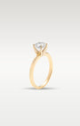 Yellow Gold Round Solitaire Diamond Engagement Ring | Noah's Fine Jewelry and Watches