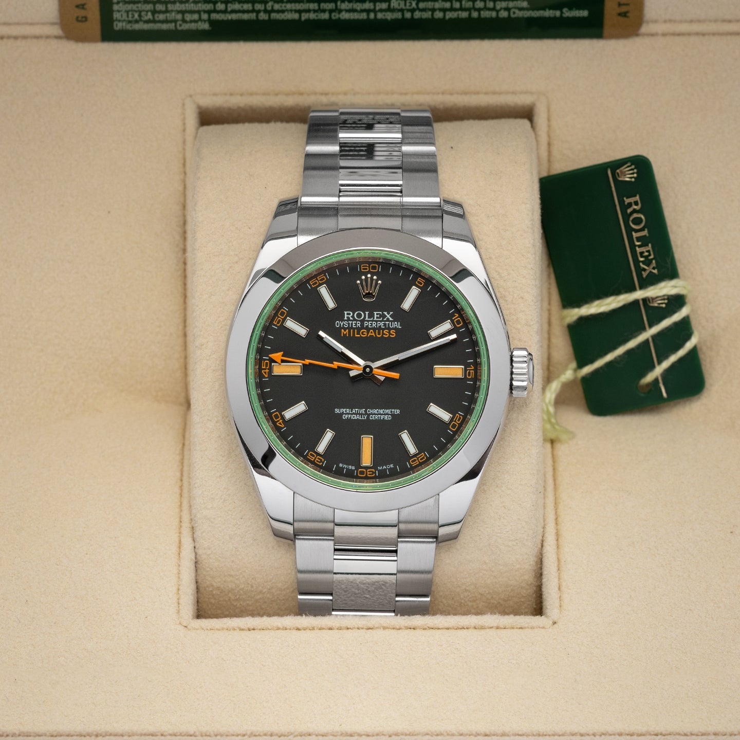 2010 Rolex Milgauss 116400GV | Noah's Fine Watches & Jewelry TX
