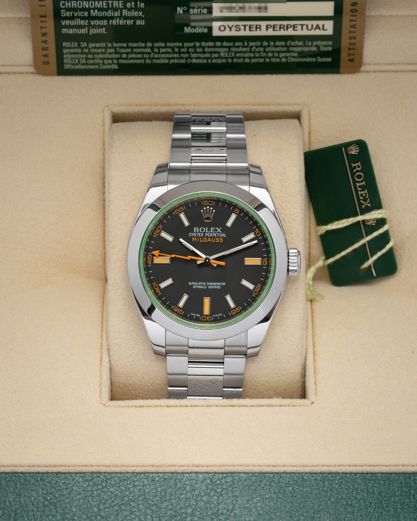 2010 Rolex Milgauss 116400GV | Noah's Fine Watches & Jewelry TX