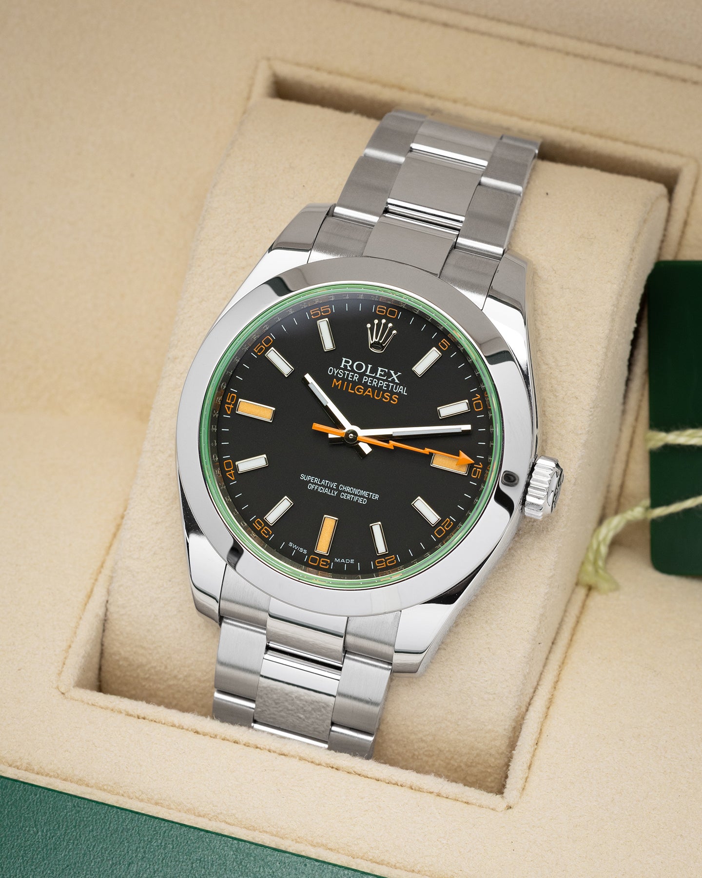 2010 Rolex Milgauss 116400GV | Noah's Fine Watches & Jewelry TX