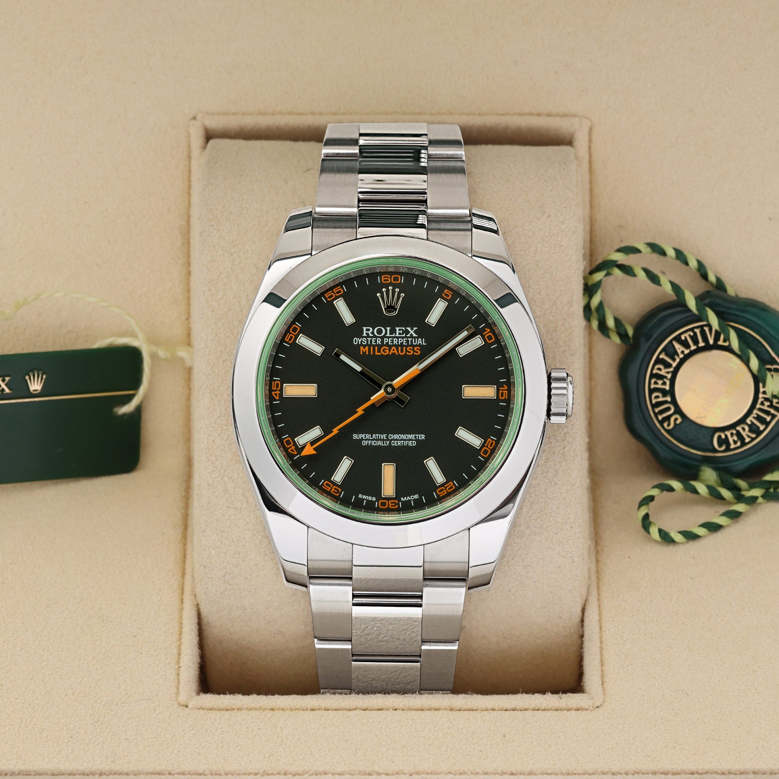 Rolex Milgauss 40 116400GV | Noah's Fine Watches & Jewelry Dallas