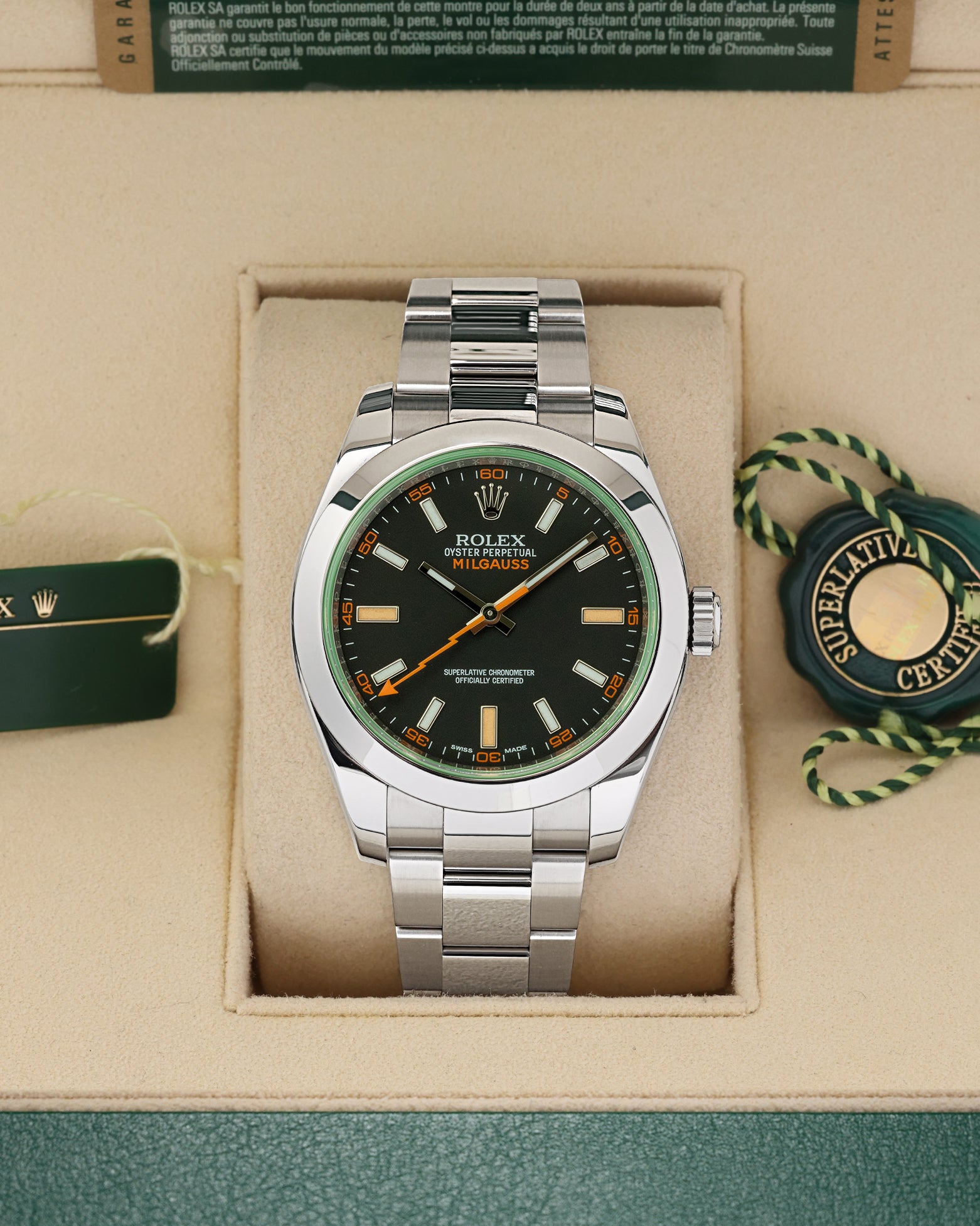 Rolex Milgauss 40 116400GV | Noah's Fine Watches & Jewelry Dallas