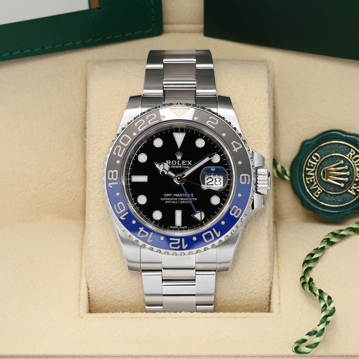 Batman Rolex GMT-Master II 116710BLNR | Noah's Fine Watches Dallas