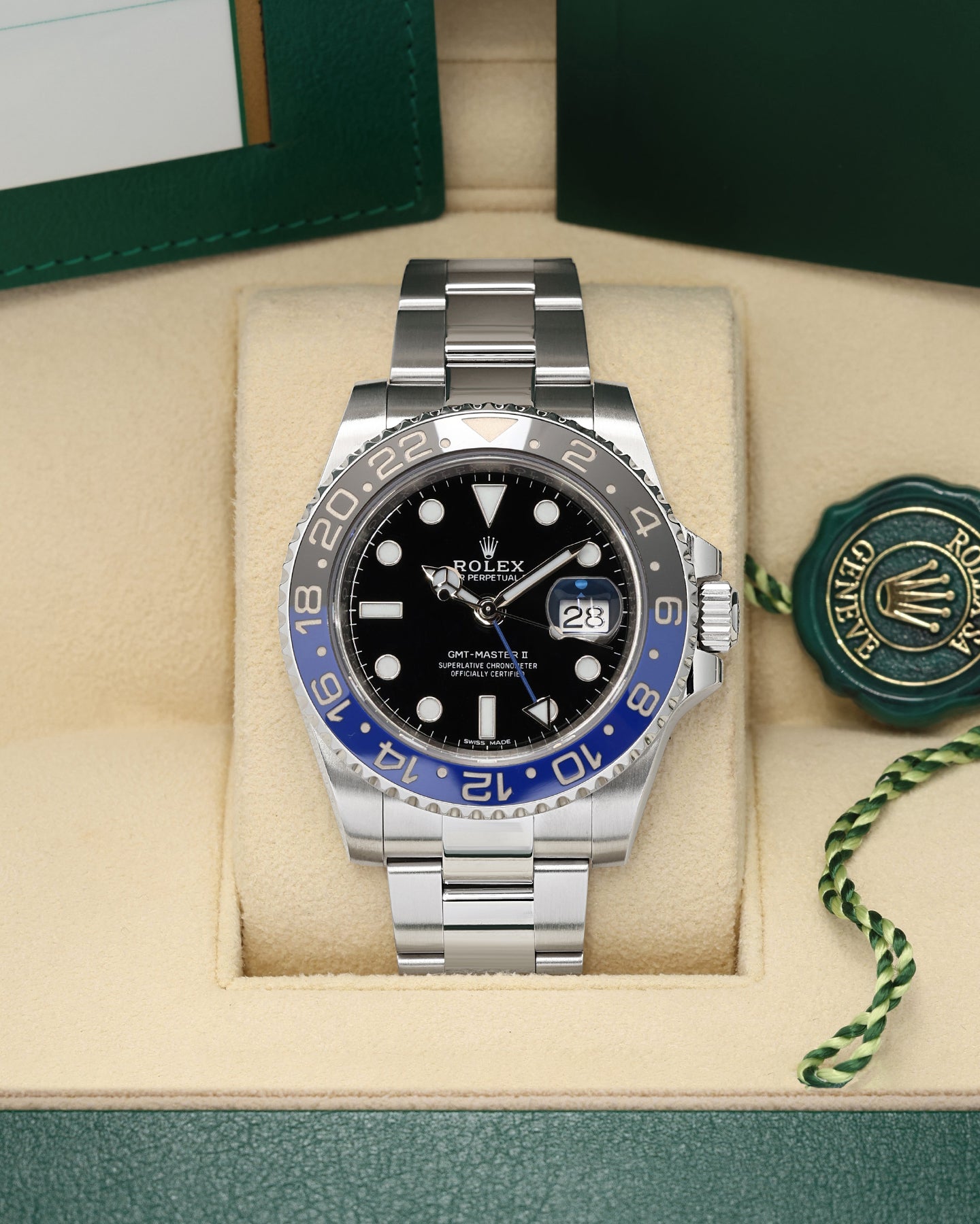 Batman Rolex GMT-Master II 116710BLNR | Noah's Fine Watches Dallas