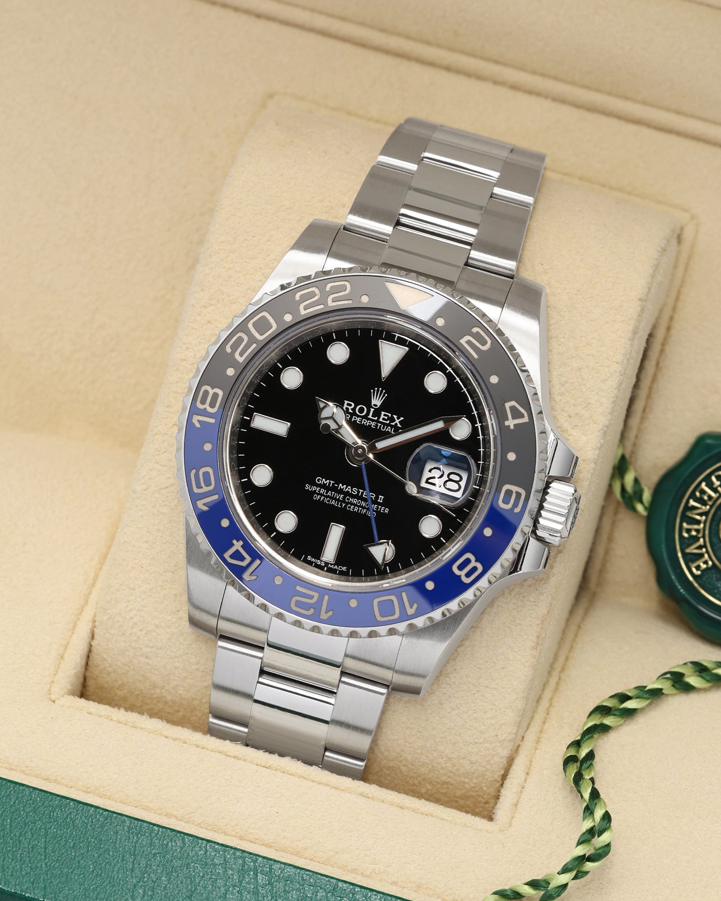 Batman Rolex GMT-Master II 116710BLNR | Noah's Fine Watches Dallas
