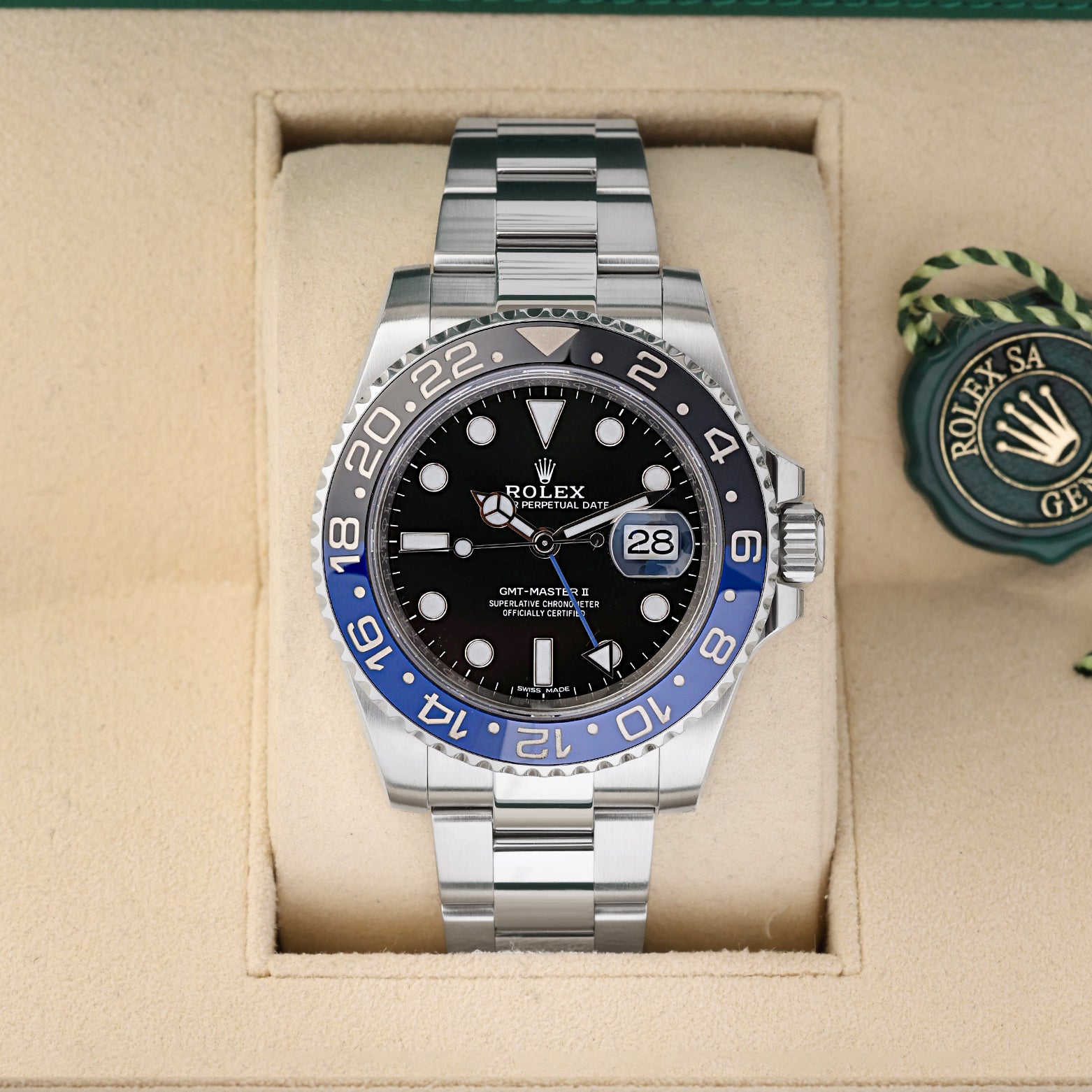 2016 Rolex Batman GMT-Master II 116710BLNR | Noah's Fine Watches Dallas