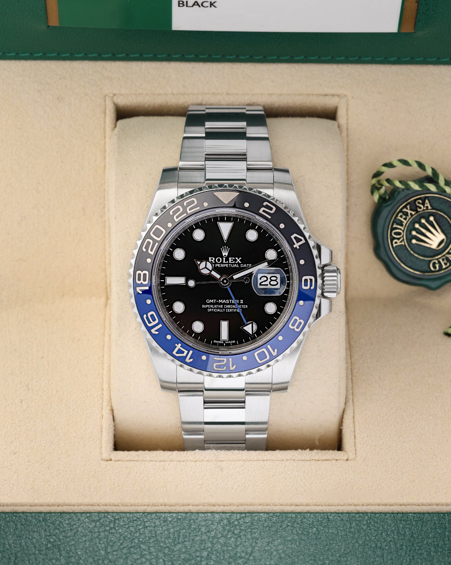 2016 Rolex Batman GMT-Master II 116710BLNR | Noah's Fine Watches Dallas