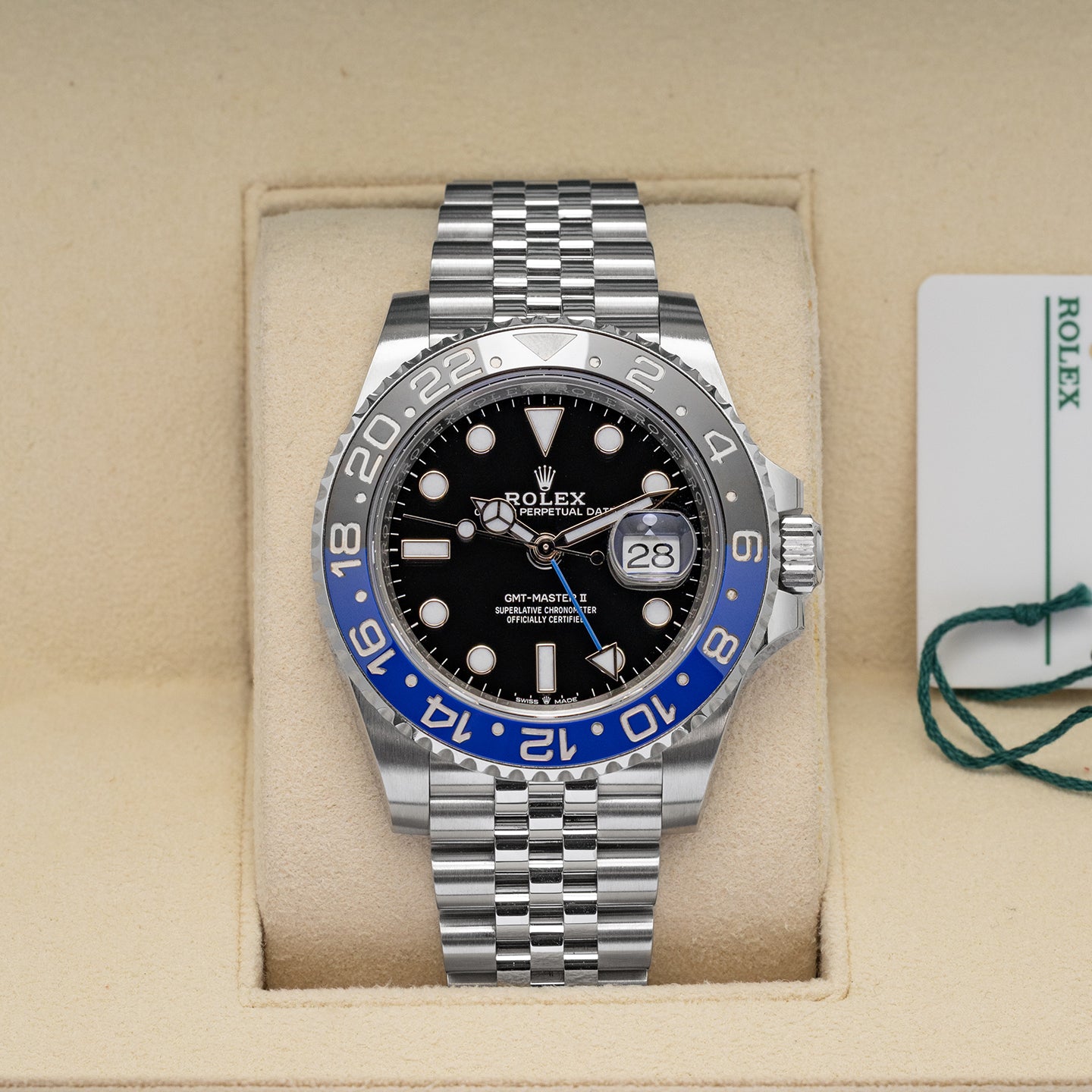 Batgirl Rolex GMT-Master II 126710BLNR | Noah's Fine Watches and Jewelry TX