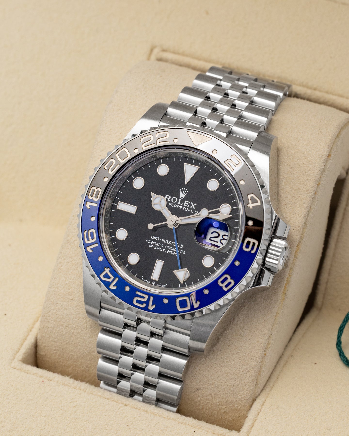 Batgirl Rolex GMT-Master II 126710BLNR | Noah's Fine Watches and Jewelry TX