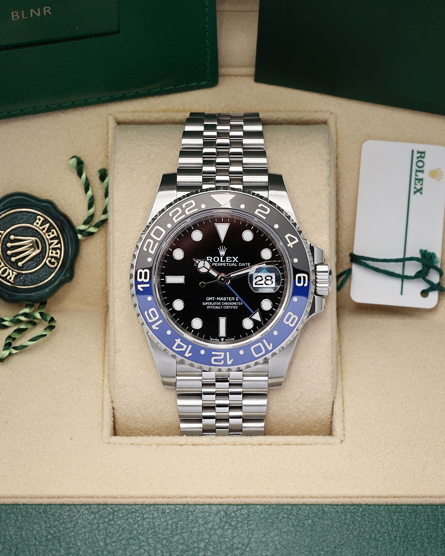 Rolex GMT-Master II Batgirl 126710BLNR | Noahs Fine Watches and Jewelry TX 