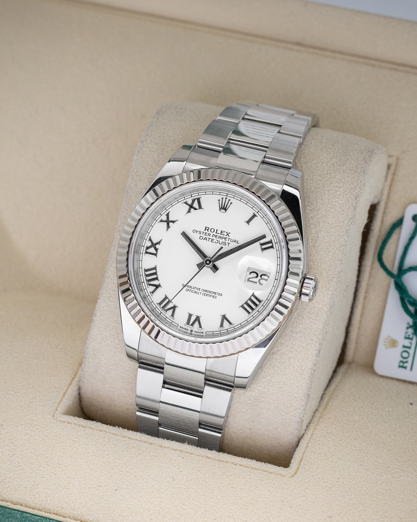 2020 Steel White Rolex Datejust 126334 Watch | Noah's Fine Watches and Jewelry Dallas