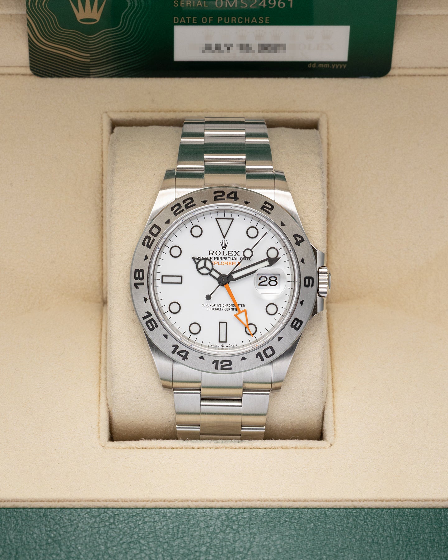 Polar White Rolex Explorer II 226570 | Noah's Fine Jewelry & Luxury Watches TX