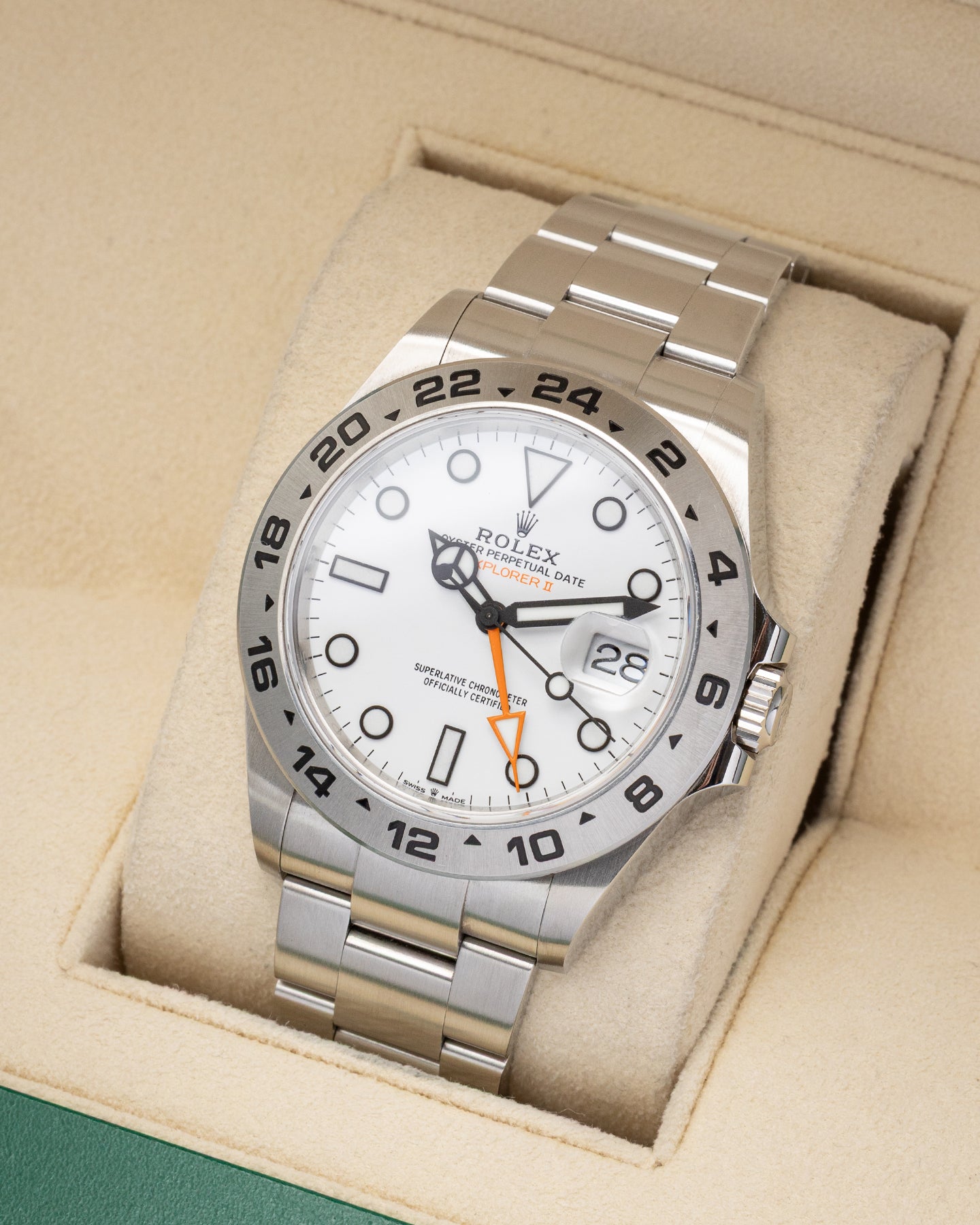 Polar White Rolex Explorer II 226570 | Noah's Fine Jewelry & Luxury Watches TX