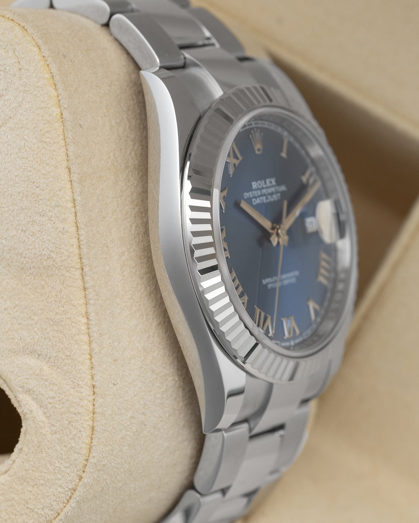 Blue Roman Rolex Datejust 126334 | Noah's Fine Watches Dallas, TX