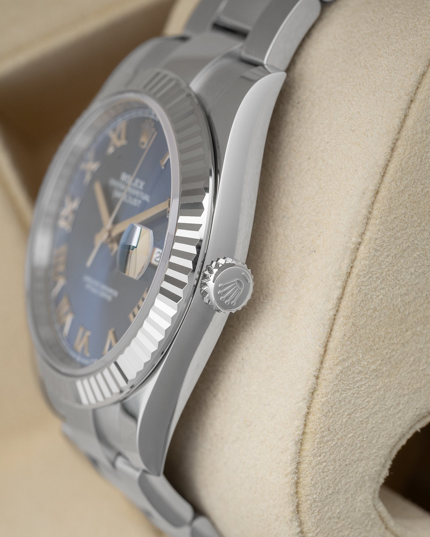 Blue Roman Rolex Datejust 126334 | Noah's Fine Watches Dallas, TX