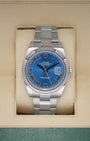 Blue Roman Rolex Datejust 126334 | Noah's Fine Watches Dallas, TX