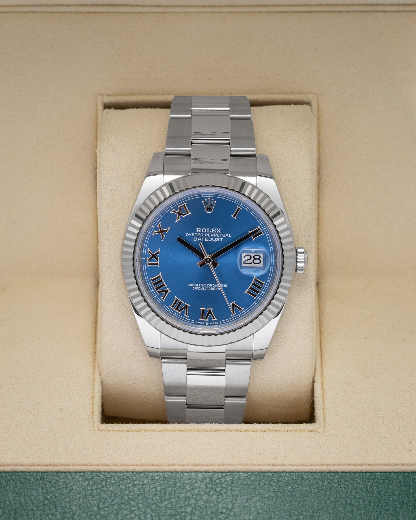 Blue Roman Rolex Datejust 126334 | Noah's Fine Watches Dallas, TX