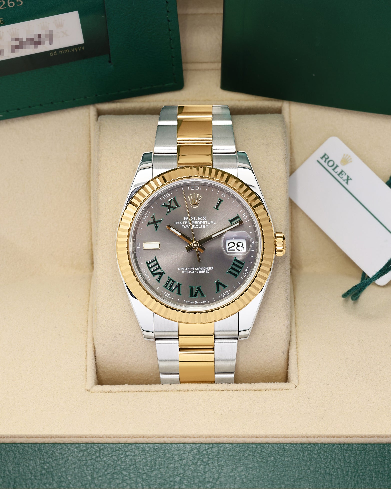 Wimbledon Rolex Datejust 41 126333 | Noah's Fine Watches & Jewelry Dallas