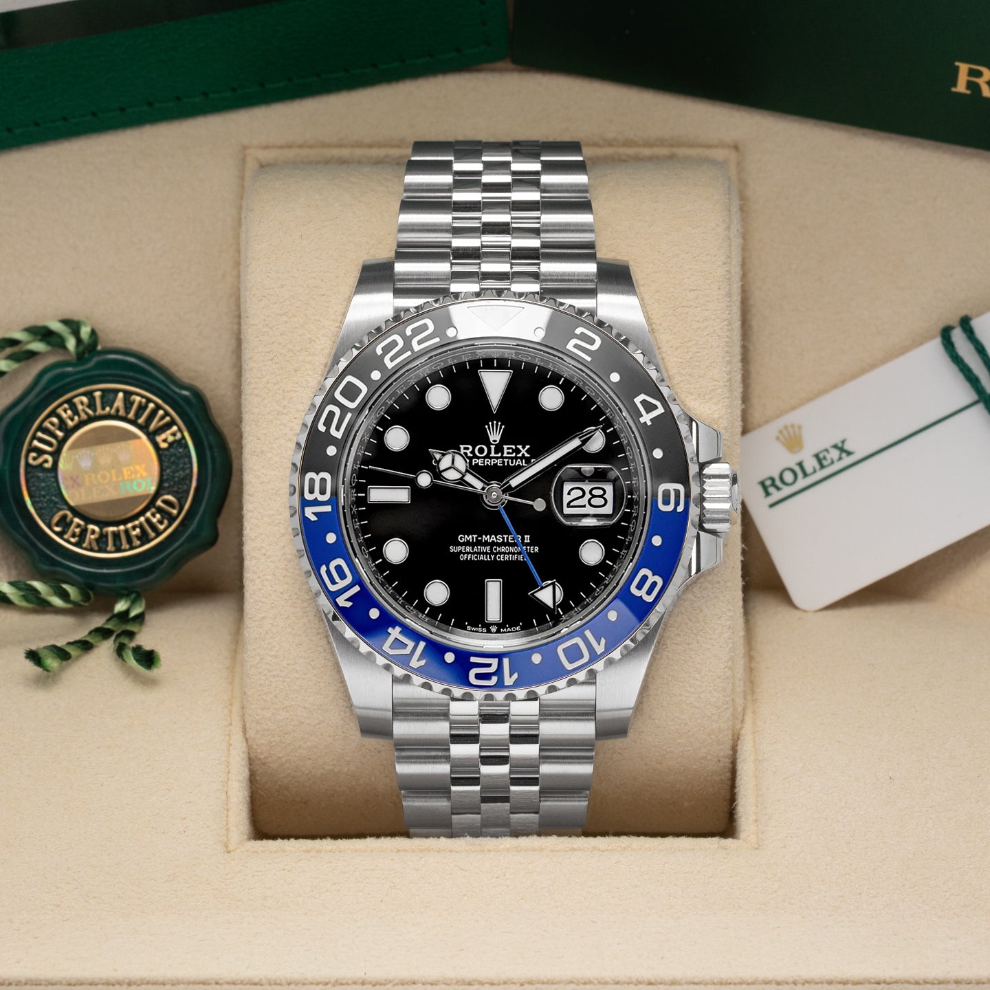 Batgirl Rolex GMT-Master II 126710BLNR | Noah's Fine Watches & Jewelry TX