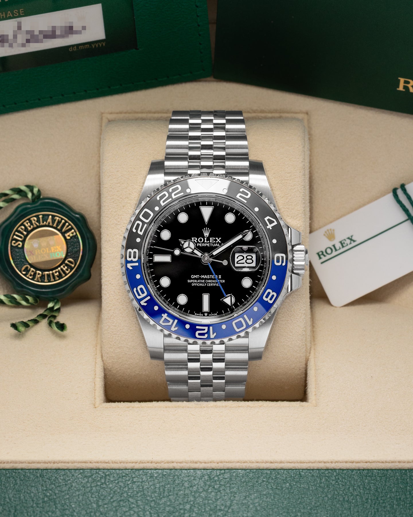 Batgirl Rolex GMT-Master II 126710BLNR | Noah's Fine Watches & Jewelry TX