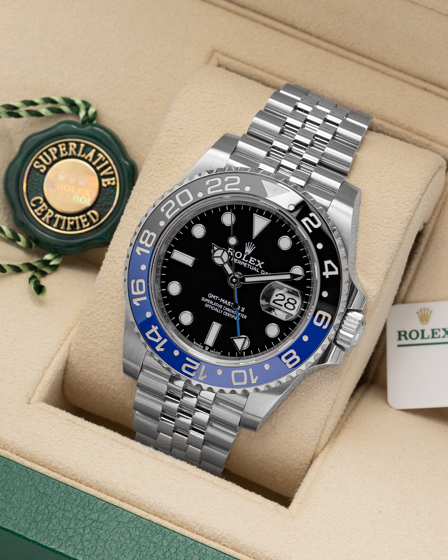 Batgirl Rolex GMT-Master II 126710BLNR | Noah's Fine Watches & Jewelry