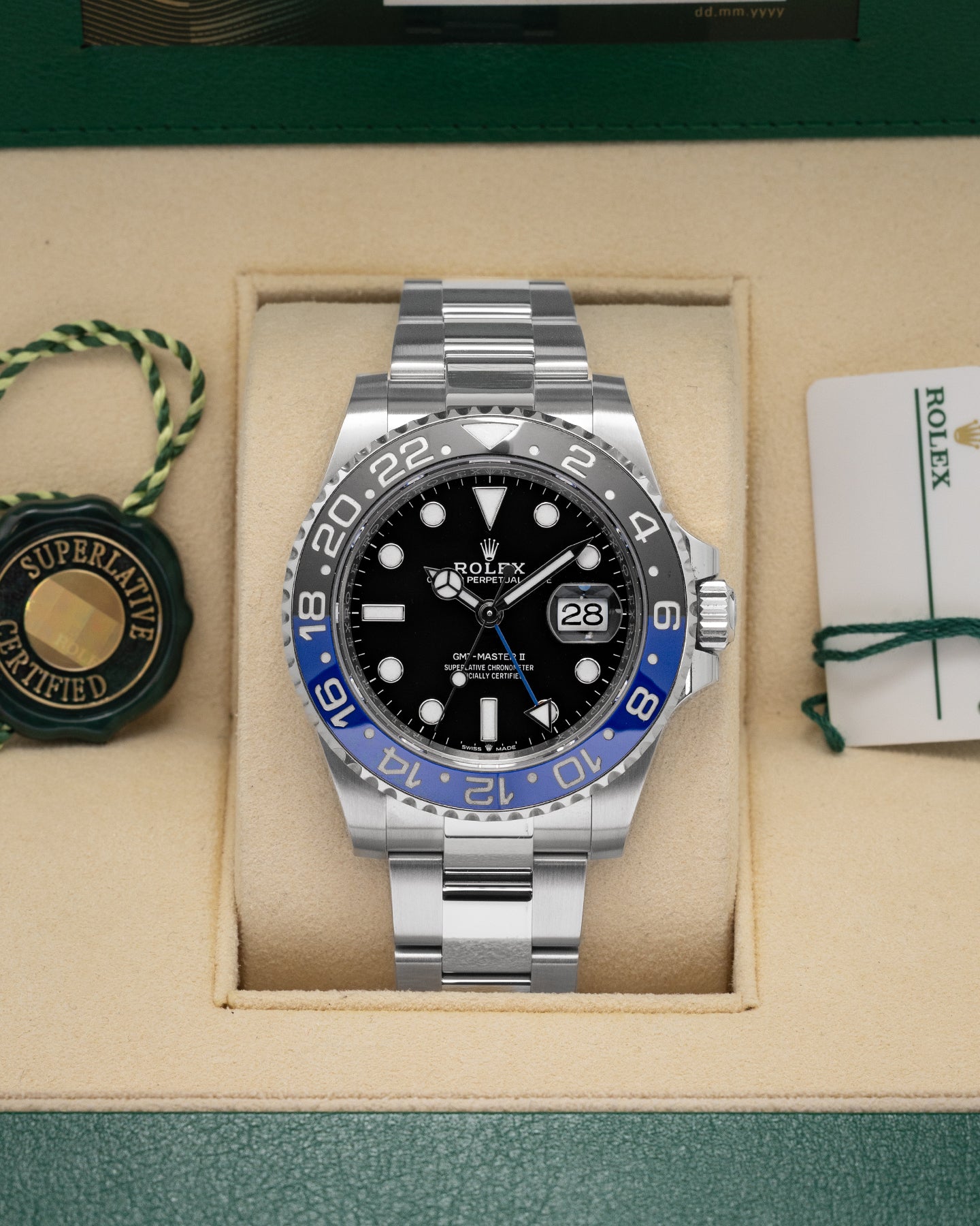 Batman Rolex GMT-Master II 126710BLNR | Noah's Fine Watches and Jewelry Dallas