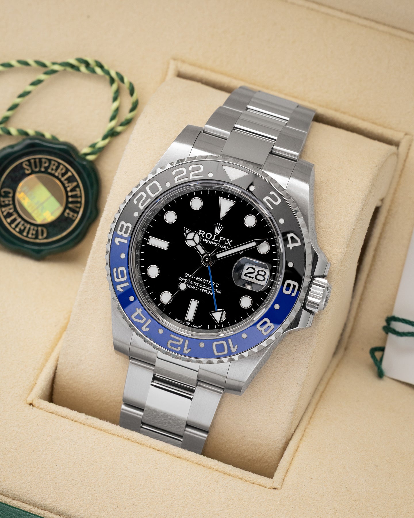 Batman Rolex GMT-Master II 126710BLNR | Noah's Fine Watches and Jewelry Dallas
