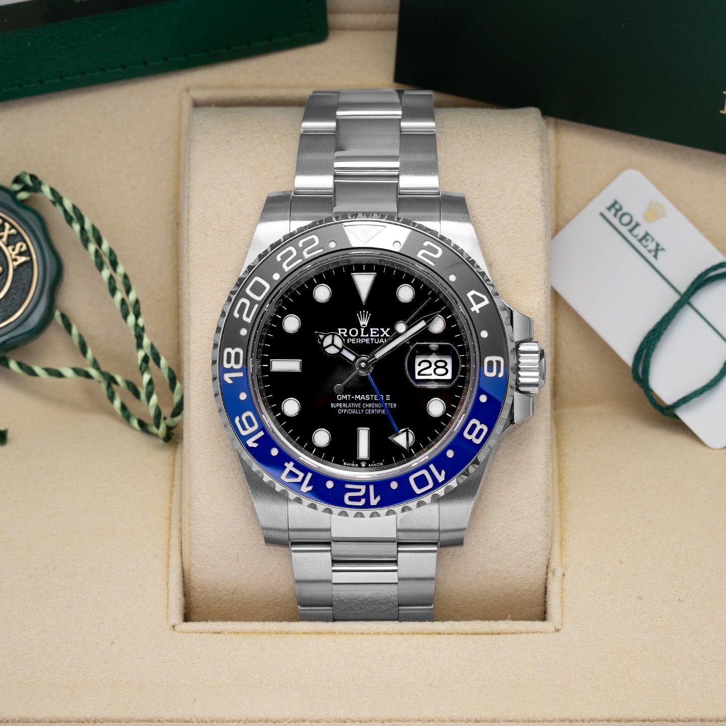 Batman Rolex GMT-Master II 126710BLNR | Noah's Fine Watches and Jewelry