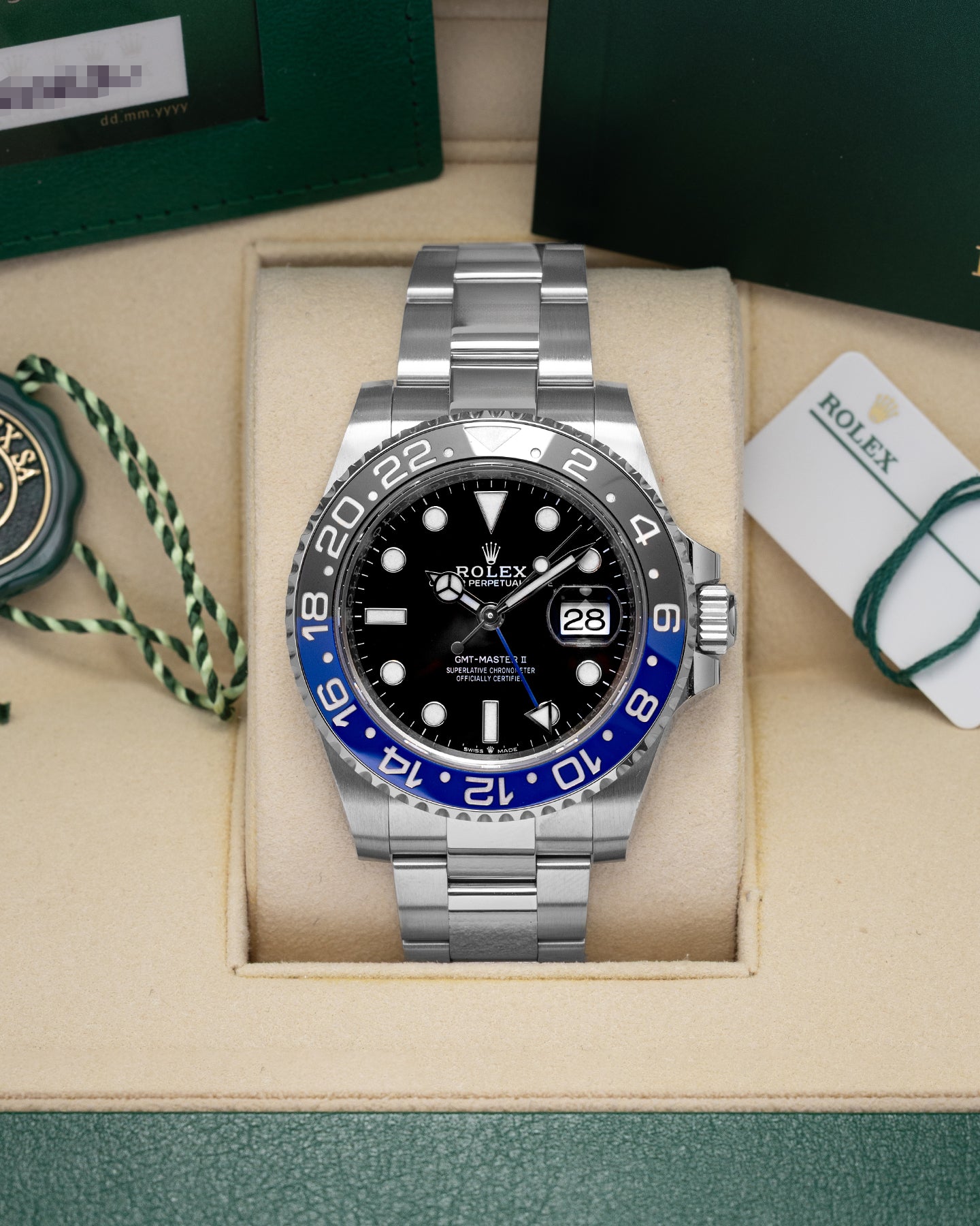 Batman Rolex GMT-Master II 126710BLNR | Noah's Fine Watches and Jewelry