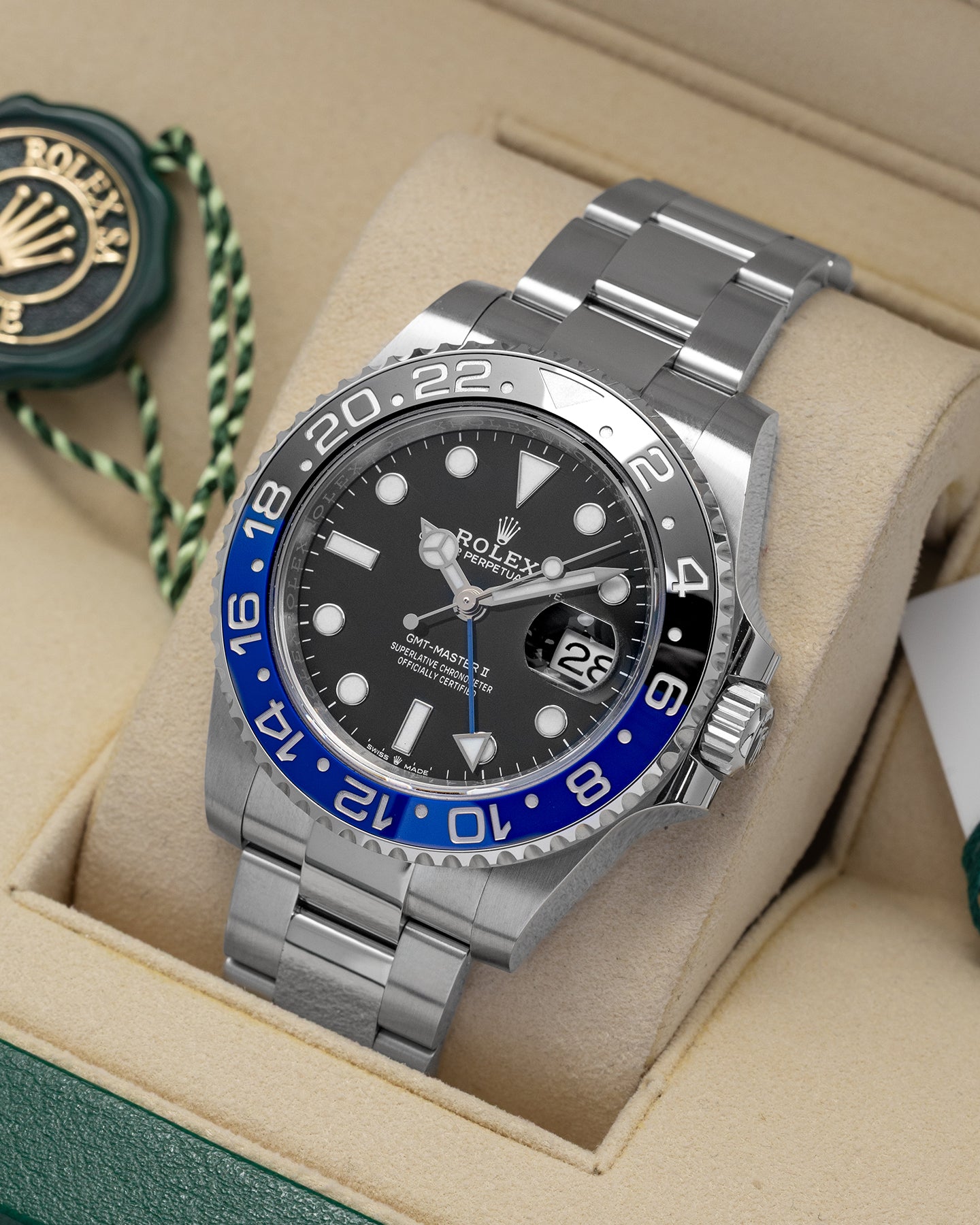 Batman Rolex GMT-Master II 126710BLNR | Noah's Fine Watches and Jewelry