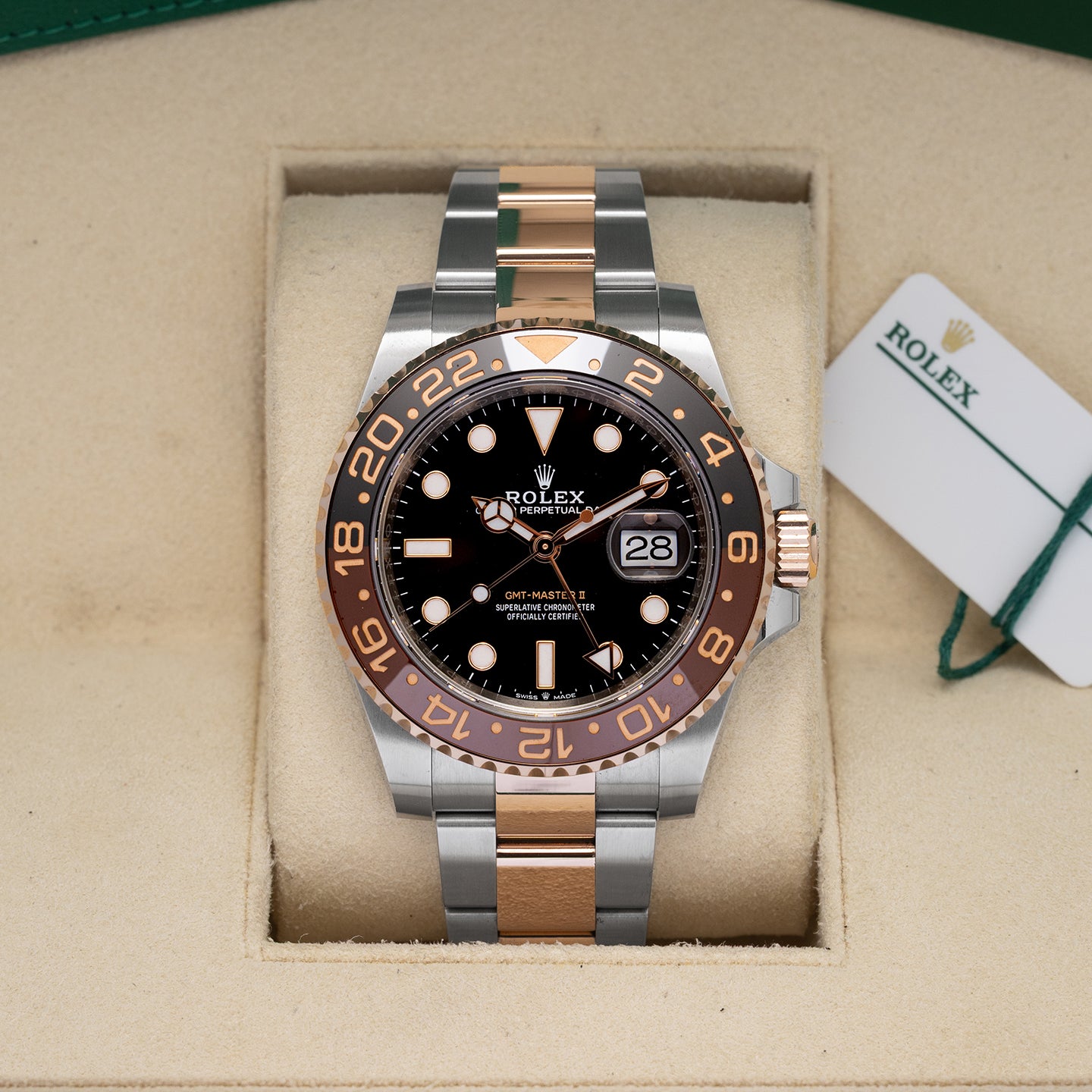 Root Beer Rolex GMT-Master II 126711CHNR | Noah's Fine Watches & Jewelry