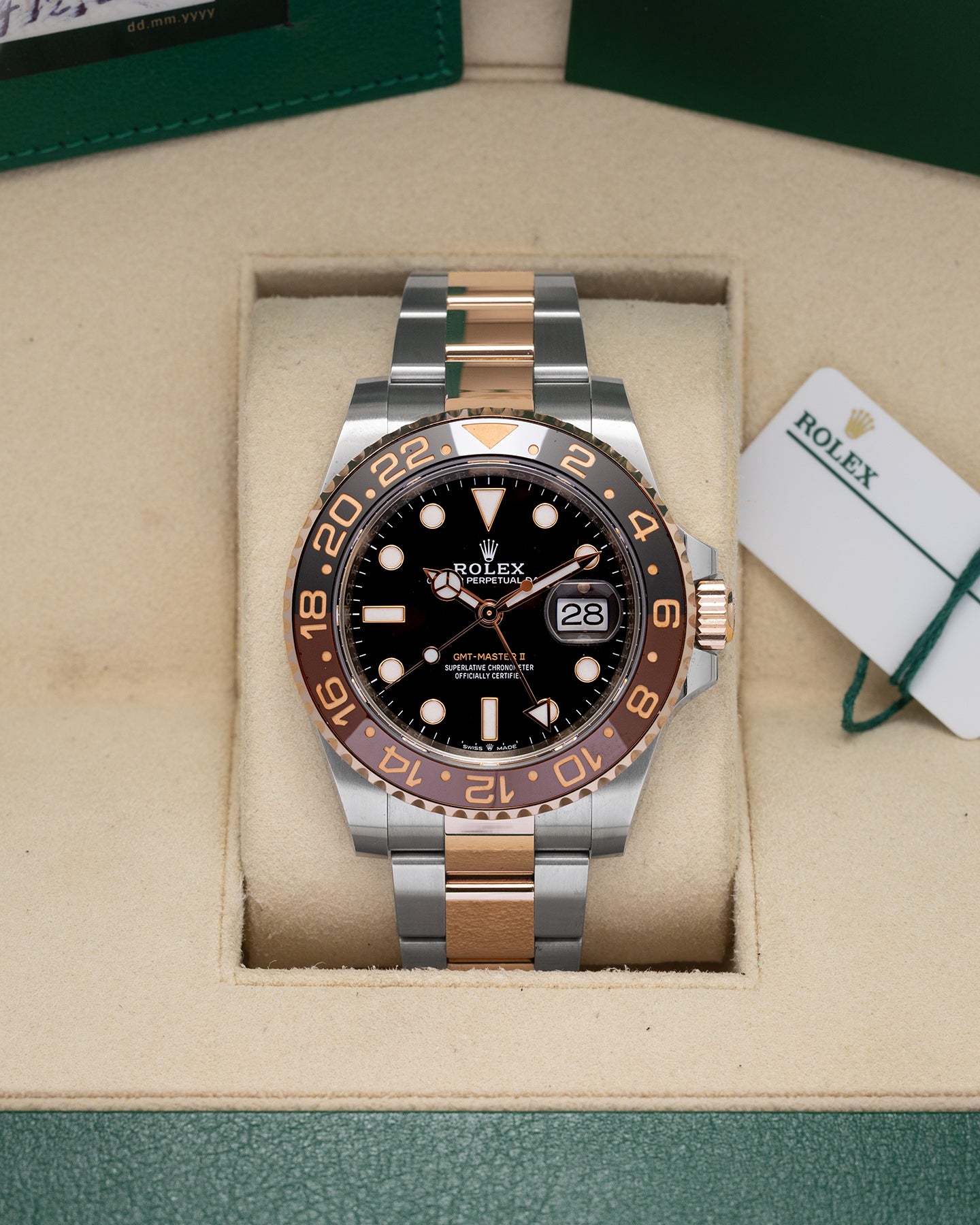 Root Beer Rolex GMT-Master II 126711CHNR | Noah's Fine Watches & Jewelry
