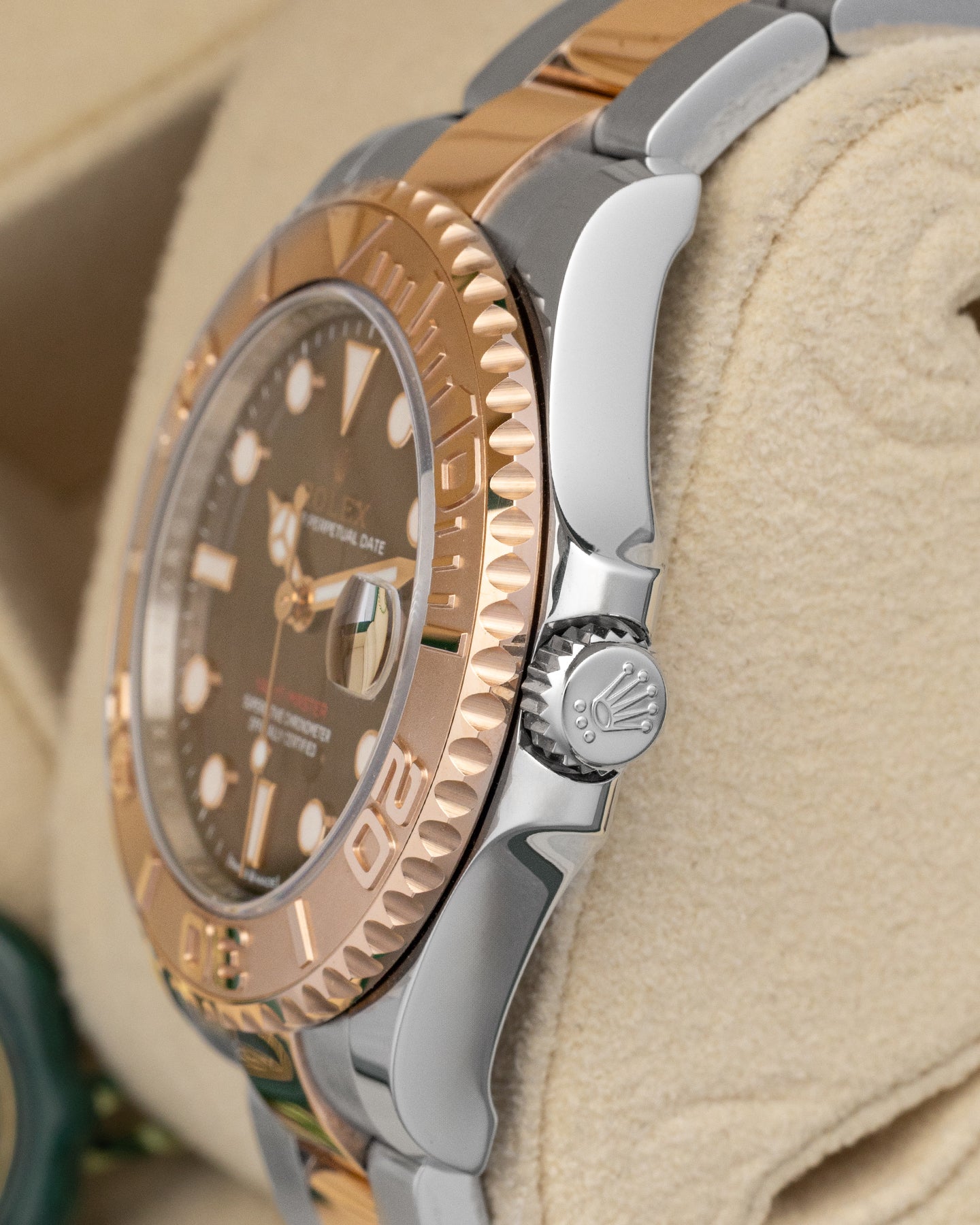 Chocolate dial Rolex Yacht-Master 37 268261 | Noahs Fine Watches & Jewelry