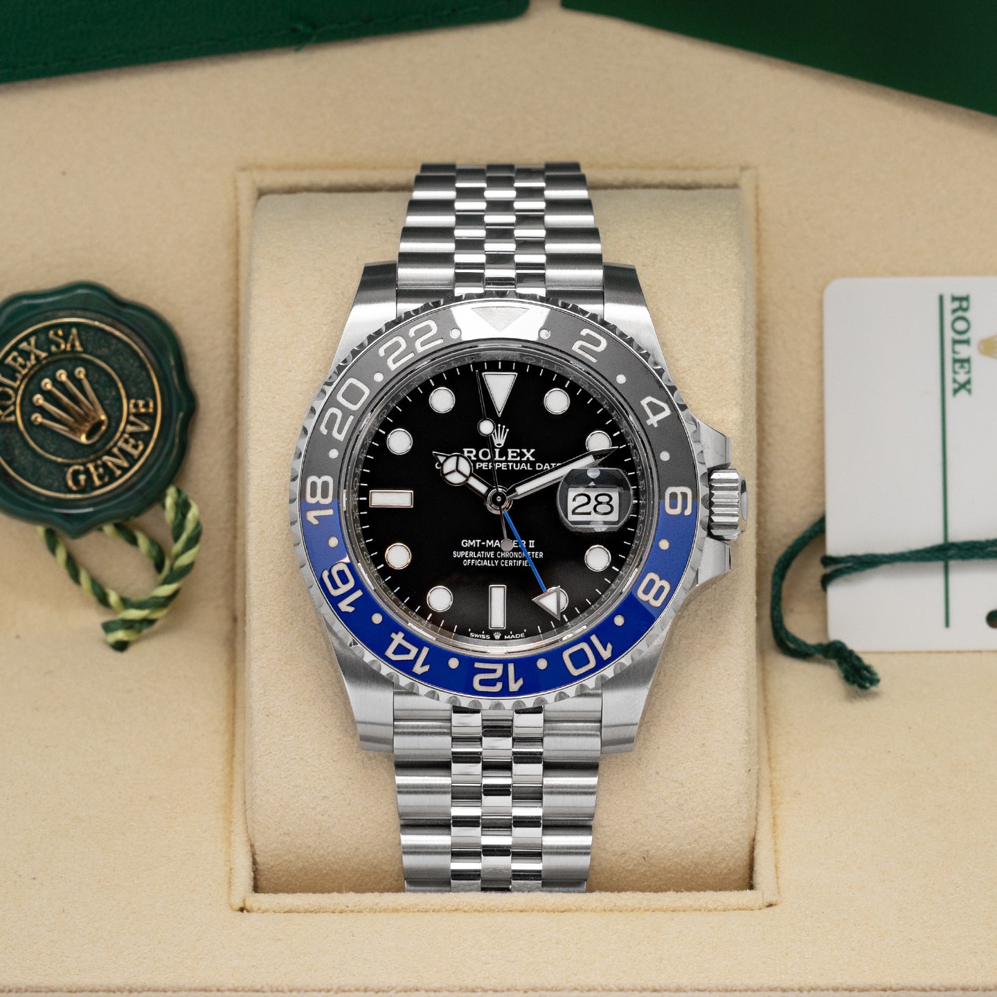 Batgirl Rolex GMT-Master II 126710BLNR | Noahs Fine Watches and Jewelry USA