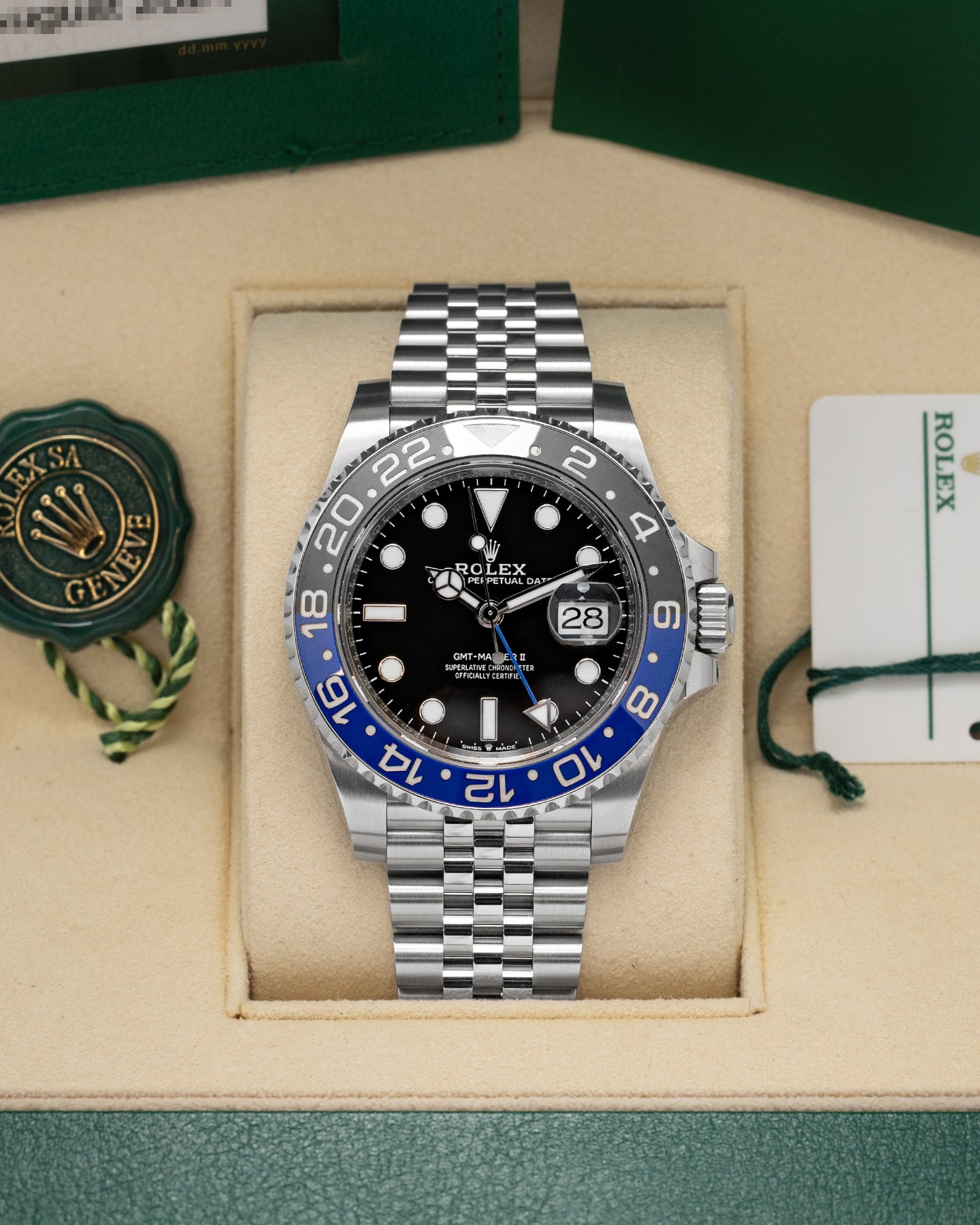 Batgirl Rolex GMT-Master II 126710BLNR | Noahs Fine Watches and Jewelry USA
